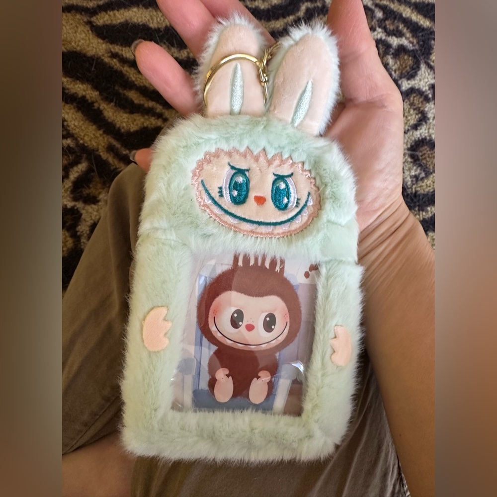 Adorable Mint Green Lafufu Purse Card Holder